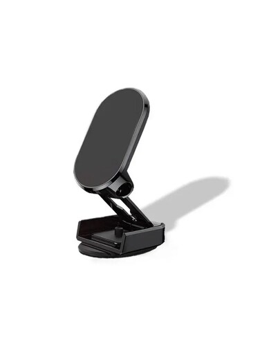 حامل الهاتف مغناطيسي rebenuo CYD46  مع لوحة معدنية - أسود