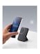باور بانك مغناطيسيةRCP58  شاحن محمول لاسلكي مغناطيسي مع ستاند هاتف قابل للطي بقدرة 5000 مللي أمبير في الساعة وUSB-C