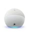 Echo Dot (5th Gen)  smart bluetooth speaker with vibrant sound and Alexa  Use your voice to control smart home devices, play music or the Quran, and more (speaks English &amp; Khaleeji) White