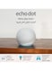 Echo Dot (5th Gen)  smart bluetooth speaker with vibrant sound and Alexa  Use your voice to control smart home devices, play music or the Quran, and more (speaks English &amp; Khaleeji) White