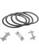 GoldStarStore NB-101B,NB-WL012-23,NB-WL088-02,NBR-0601,NB-101 Gaskets Suitable For NutriBullet Blender Blade 4 Packs With Free For 3 Shock Pads