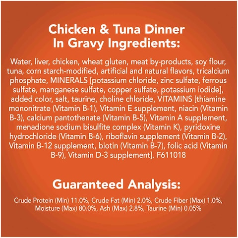 Purina Friskies Prime Wet Cat Food Filets Chicken And Tuna 156g