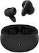 سماعات أذن لاسلكية حقيقية مع بلوتوث v5.3 وميكروفون ومقاومة للماء IPX5 وإقران تلقائي، أسود