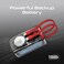 10000 mAh iPhone 15 Power Bank, Universal 10000Mah Transparent Portable, 35W Usb-c Power Delivery Cable, 12Wlightning Cable