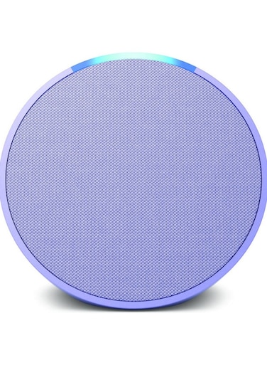 مكبر صوت ذكي مدمج Echo Pop Full Sound مزود بشبكة Wi-Fi وبلوتوث مع Alexa – لافندر