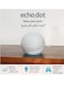 مكبر صوت ذكي بتقنية البلوتوث من الجيل الخامس Echo Dot باللون أبيض (الإصدار الأخير)