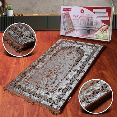 سجادة صلاة مومري فوم طبيبة وسميكة مريحة للركوع والسجود لون بني