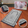 Thick Comfortable Medical Memory Foam Prayer Rug for Kneeling and Sujud Black