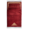 Prayer rug with thin sponge layer and elegant modern design, red color