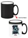 Color Changing Heat Sensitive Ceramic Mug, Image Revealed When HOT Liquid is Added! California Black
