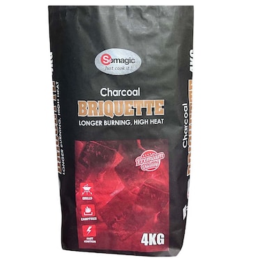 Somagic Premium Charcoal Briquettes, 4kg