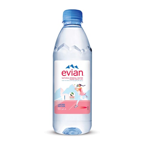 evian Natural Mineral Water 500ml Pack of 6