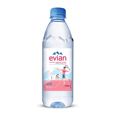 evian Natural Mineral Water 500ml Pack of 6