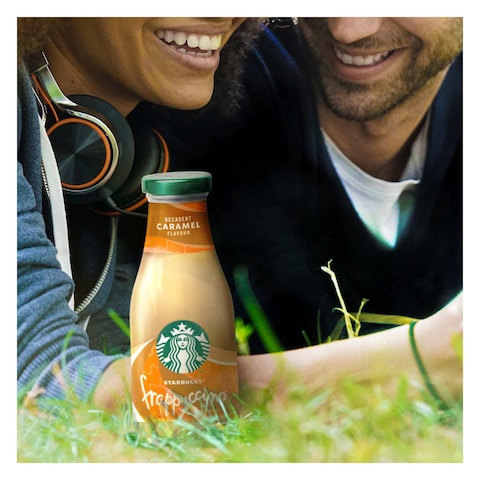 Starbucks Frappuccino Caramel Coffee Drink Bottle, 250ml
