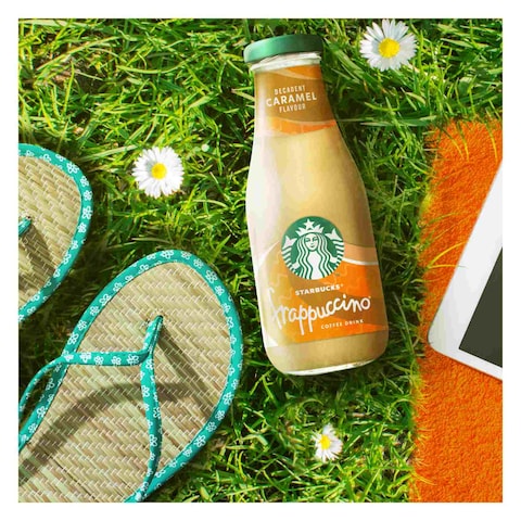 Starbucks Frappuccino Caramel Coffee Drink Bottle, 250ml