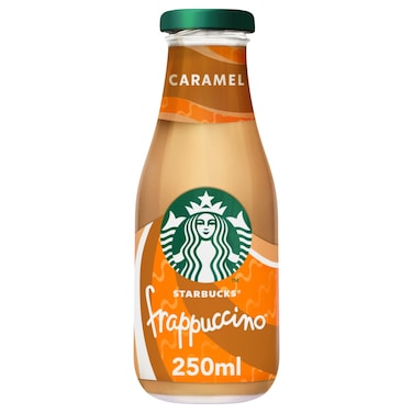 Starbucks Frappuccino Caramel Coffee Drink Bottle, 250ml