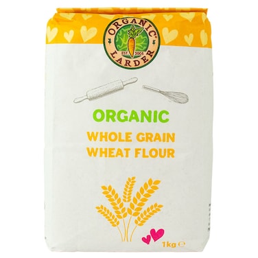 Organic Larder Whole Grain Wheat Flour, 1kg