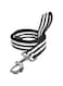 Bobby Leash Stripe Black Large