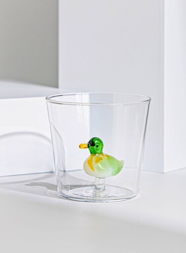 300ML Borosilicate Three Dimentional Animal Design Glass Cups , Duck