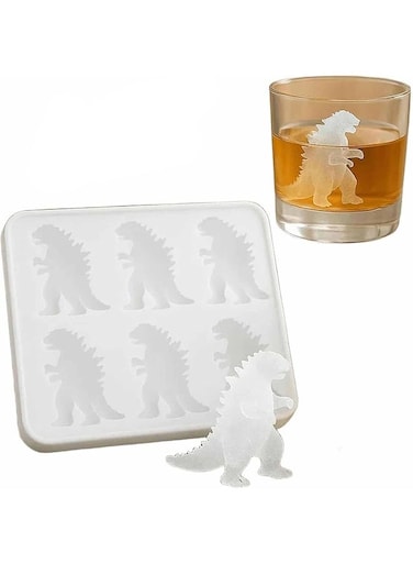 Ice Mold&iuml;&frac14;&OElig;Monster ice cube tray&iuml;&frac14;&OElig;Food Grade Flexible Ices Maker for Party Drinks &amp; Diy Custom, Easy Release &amp; Easy Fill (1PCS-white)