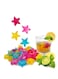 24 Pack Reusable Ice Cubes, Colorful Plastic Star Shape Ice Cubes for drinks, Coffee, Washable Refreezable BPA Free, Non-Melting