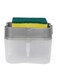 Sponge Soap Dispenser Grey 9.1x10.2x14cm