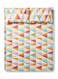 3-Piece 180 TC Premium Collection Queen Size Raw Sienna Flat Bedsheet And Pillow Case Set Includes 1x Bedsheet 240x254 cm, 2x Pillow Cases 50x75 cm Cotton Multicolour