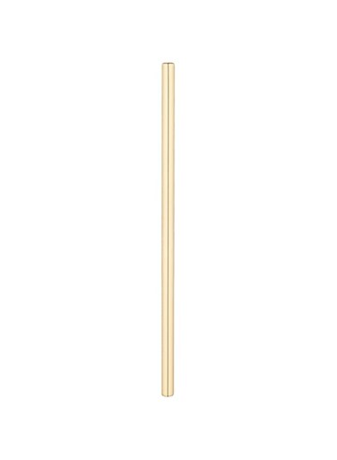 Drinking Straw, Metal Straw - Stainless Steel Straw - 5" - Food Grade - Gold Plated - 2Ct Box - Restaurantware