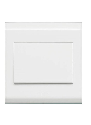 Legrand Belanko Single Pole Switch - 1 Gang Way - 10 A 250 V - 617000 (White)