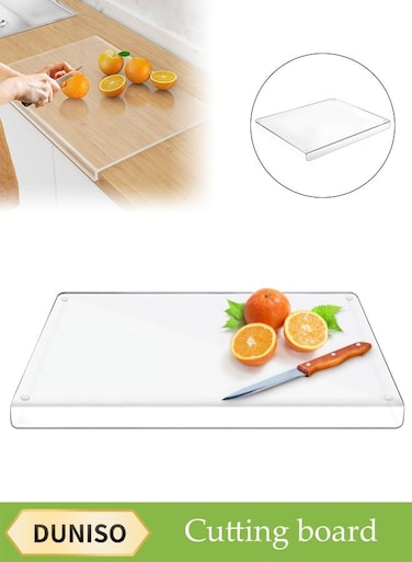 Kitchen Countertop Acrylic Cutting Board, Clear Non-Slip Cutting Board, Countertop Protection Pad, Thickened And Durable, Easy To Clean, Suitable For Home Restaurant Kitchen, 30 * 40 * 3cm