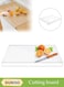 Kitchen Countertop Acrylic Cutting Board, Clear Non-Slip Cutting Board, Countertop Protection Pad, Thickened And Durable, Easy To Clean, Suitable For Home Restaurant Kitchen, 30 * 40 * 3cm