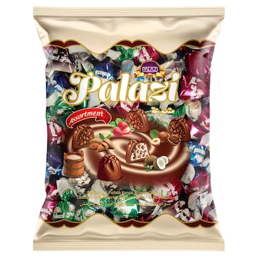 Palazi Assorted Flavoured Cream and Rice Crisps Chocolate, 1kg