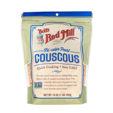 Bob's Red Mill Quick Cooking Non-GMO Tricolour Pearl Couscous, 454g