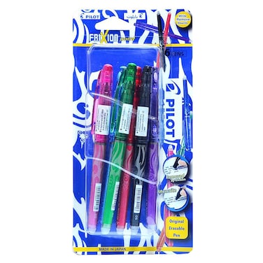 Pilot Frixion Paint Erasable Needle Point Pen Assorted 0.5mm 6 PCS