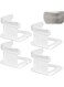 4 Pieces Bed Sheet Holder Set with Lock, Heavy Duty Non-Slip Bed Sheet Clips Fasteners,Bed Sheet Holders Fixing Corner Tightener Clips for All Size Mattress, Blankets, Bedding
