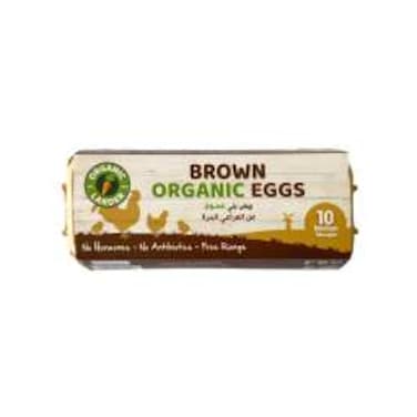 Organic Larder Medium Brown Organic Free Range Eggs, Pack of 10