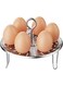 Egg Steamer Rack Stainless Steel Extendable Steamer Trays with Removable Handle for Pressure Cooker, Boiling Pot, Wok