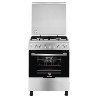 Electrolux Gas Cooker EKG613A1OX, 60 cm, Stainless Steel, 4 Burners