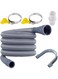 Fejytor Universal Drain Hose Extension Pipe Kit（6.56Ft）, Washing Machine Hose Extension, Replacement Drain Hose Extension for Tumble Dryer Machine, Dishwasher &amp; Other Applications