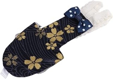 01 02 015 Bird Diaper, Waterproof Elastic Reusable Pet Bird Nappies for Budgies for Macaw for Cockatiels(S number, Tibetan Golden Flower)