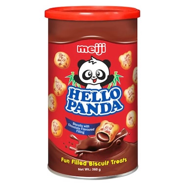 Meiji Hello Panda Biscuit with Chocolate Flavour Filling, 360g