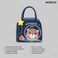 Mobcos Panda Star Navy Large Capacity Insulated Lunch Bag   Waterproof &amp; Stain-Resistant Meal Tote with Advanced Temperature Retention   Durable Polyester Lunch Bag for Office &amp; School