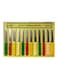 12-Piece German Fruit Knife Set Multicolour 18cm
