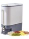 Grains &acirc;&euro;&ldquo; Leakproof Rice Bucket Cereals   Food Kitchen Organization with Time Pointer, Measuring Cup for Kitchen, Soybeans and Corn