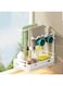 Kutis Bathroom Storage Organizer, Storage Rack Organizer, Anti-Rust Bathroom Storage Basket Suitable for Bathroom, Kitchen and Toilet 24 x 14 x 28 cm.