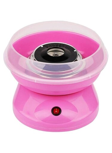 Cotton Candy Maker, Non-Stick &amp; Easy to Clean, Quiet Household Cotton Candy Machine, Perfect for Home Use, Birthday Parties, Events, Fun Pink Design