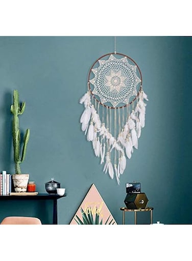 Beauenty Nordic Style Coffee Lace Dream Catcher