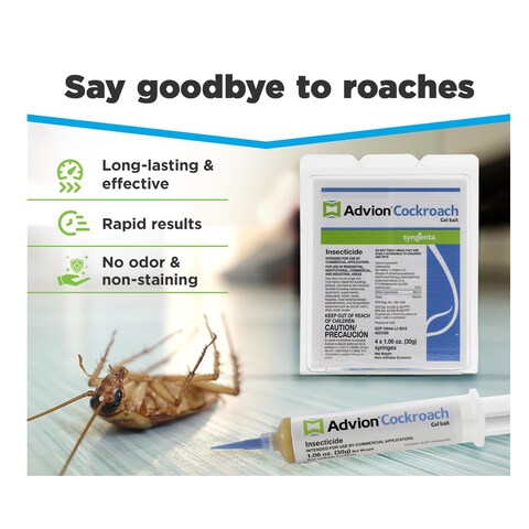 Sygenta Advion Pack Of 2 Cockroach Gel Bait 30g