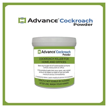 Advance Pest Powder Highly Effective Cockroach &amp; Crawling Insects Killer For Indoor &amp; Outdoor Use 100g