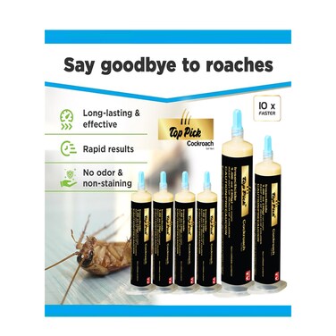 Syngenta Post Toppick Say Goodbye To Roaches Pack Of 6 Gel Bait 30g